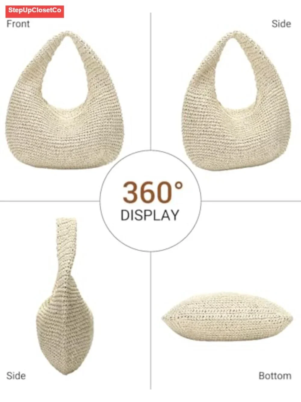 N/A handwoven straw